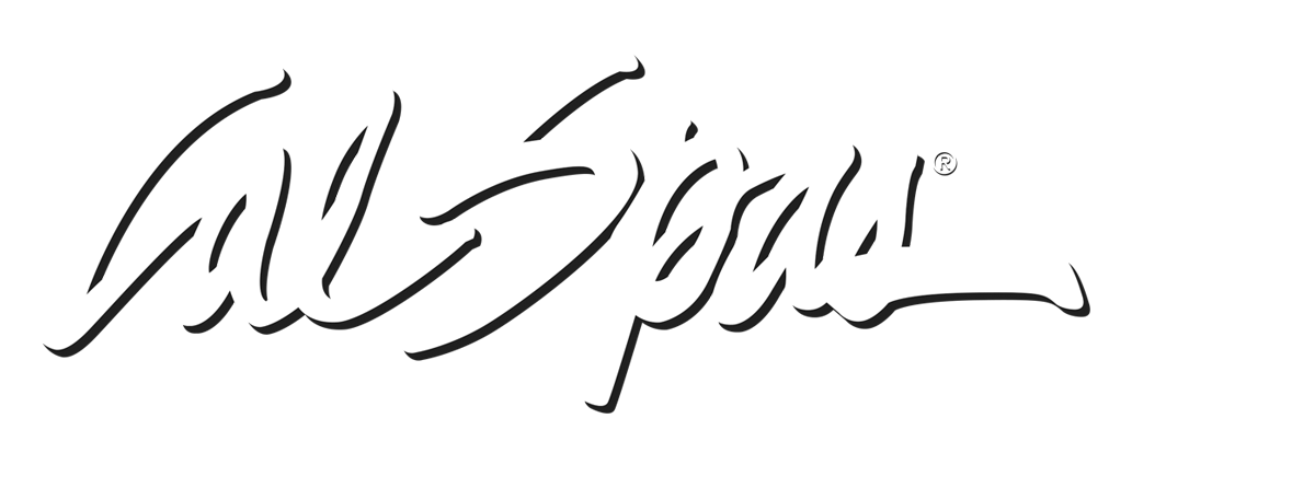 Calspas White logo hot tubs spas for sale San Juan